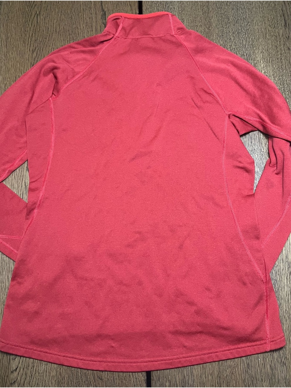 Patagonia Capilene Women’s Large 1/4 Zip Base Layer Pullover Red Women’s Size L - Picture 2 of 8